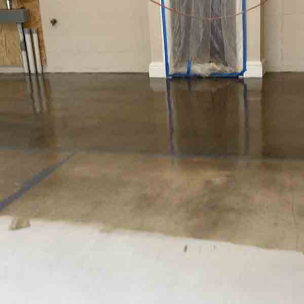 Colorworks specialty floor coating garage prep Step 3